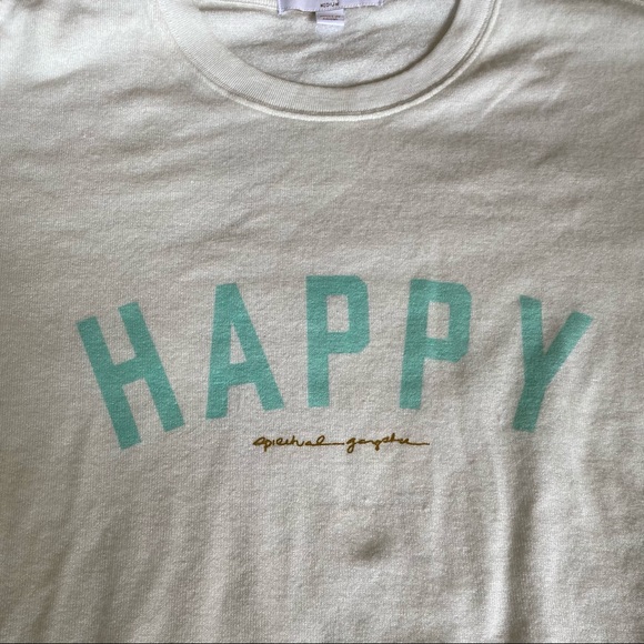 NWT Spiritual Gangster HAPPY Savasana Sweatshirt - Picture 6 of 12